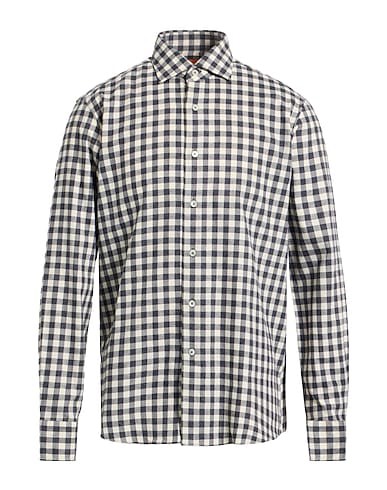 GRIGIO Checked shirt WASHED 100% Cotton
