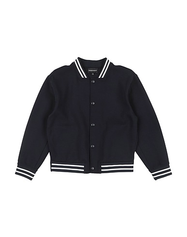 EMPORIO ARMANI Sweatshirt Midnight blue 76% Cotton, 18% Polyester, 6% Elastane