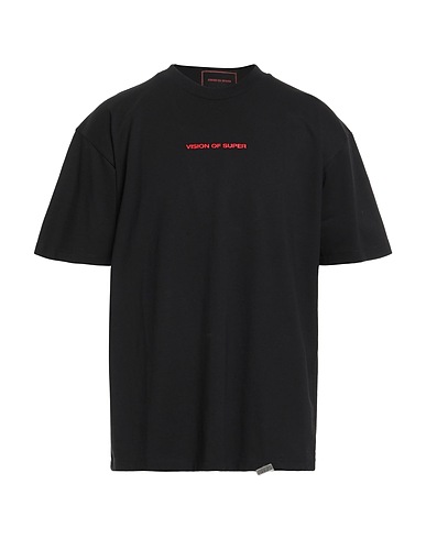 VISION OF SUPER T-shirt Black 100% Cotton