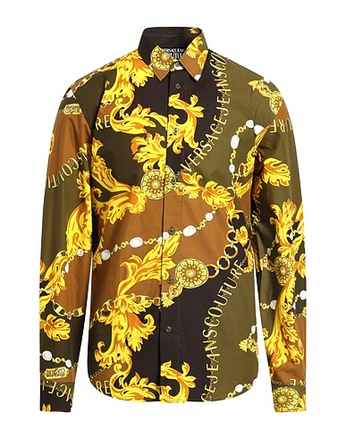 VERSACE JEANS COUTURE Patterned shirt 100% Cotton