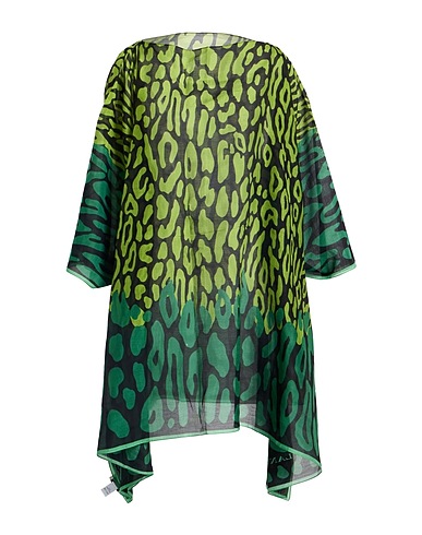 LANVIN Top Green 74% Cotton, 26% Silk