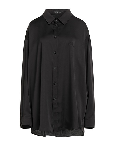 BALENCIAGA Solid colour shirts & blouses Black 100% Polyester