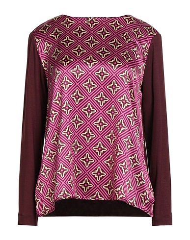 NIŪ Top Plum 92% Silk, 8% Elastane, Viscose