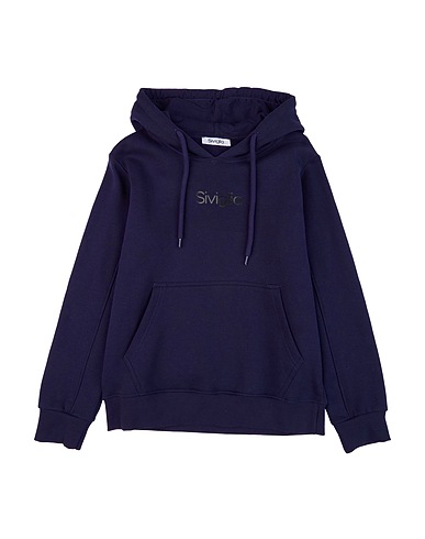 SIVIGLIA Hooded sweatshirt Midnight blue 100% Cotton