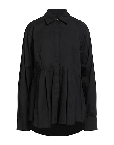 PINKO Solid color shirts & blouses Black 100% Cotton
