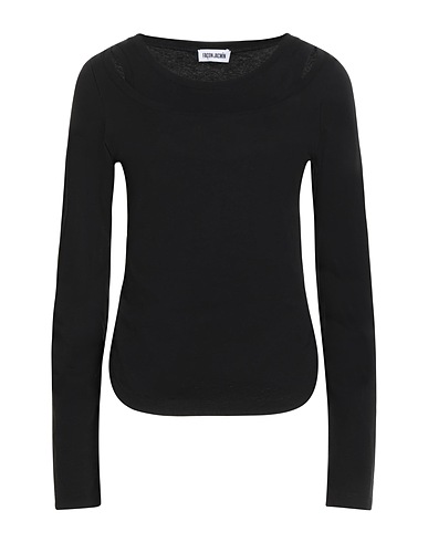 FAÇON JACMIN Базовая футболка Чёрный 100% Хлопок