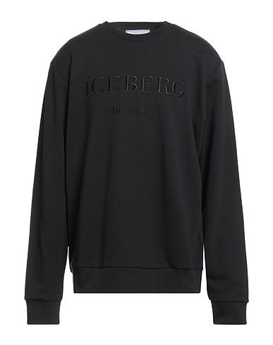 ICEBERG Sweatshirt Black 100% Cotton, Polyester