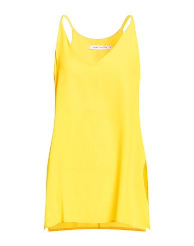 SIMONA CORSELLINI Cami Yellow 83% Acetate, 17% Silk