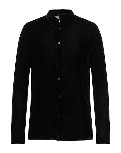 SAPIO Solid color shirt NERO 75% Rayon, 25% Polyester
