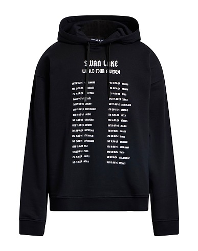 VERSACE JEANS COUTURE Hoodie Schwarz 100% Baumwolle, Elastan