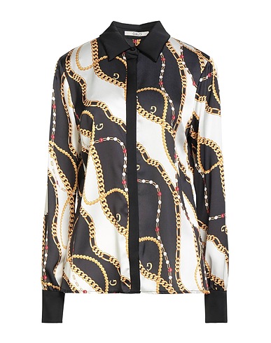 GAUDÌ Camicie  e bluse fantasia Nero 100% Poliestere