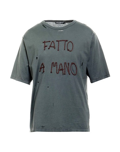 DOLCE&GABBANA T-shirt Grey 100% Cotton