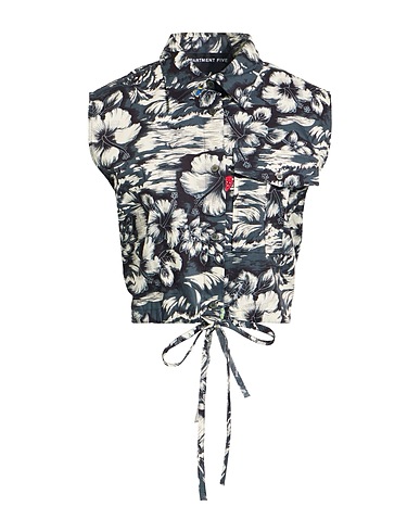 DEPARTMENT 5 Floral shirts & blouses Charcoal 100% Cotton