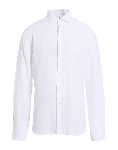 XACUS Льняная рубашка Белый 100% Лен