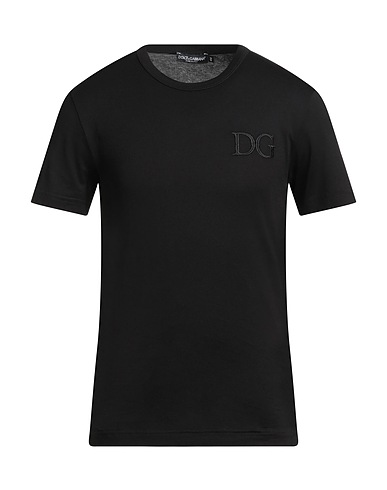 DOLCE&GABBANA T-Shirt Schwarz 100% Baumwolle