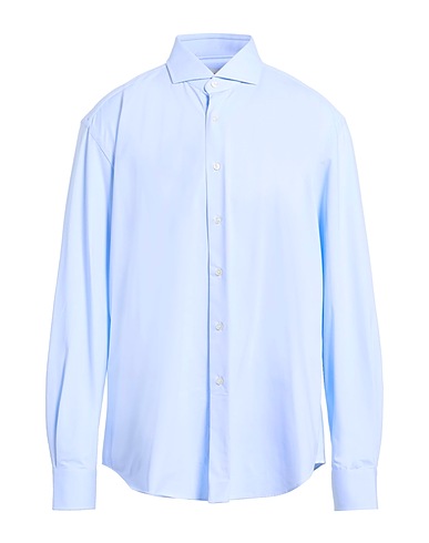 XACUS Solid colour shirt FOR FRANZ KRALER
 Sky blue 86% Polyamide, 14% Elastane