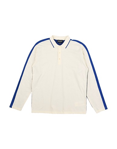 EMPORIO ARMANI Polo Avorio 100% Cotone