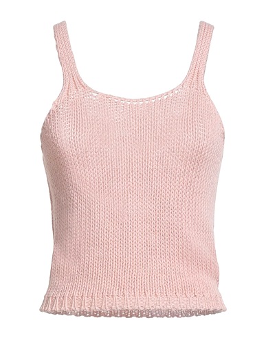 VICOLO Top Light pink 95% Cotton, 5% Polyamide