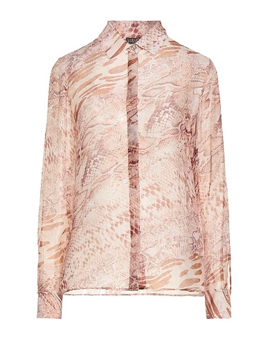 LIU •JO Shirts Light brown 50% Silk, 50% Viscose