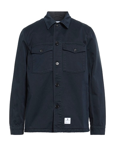 DEPARTMENT 5 Solid colour shirt Midnight blue 100% Cotton