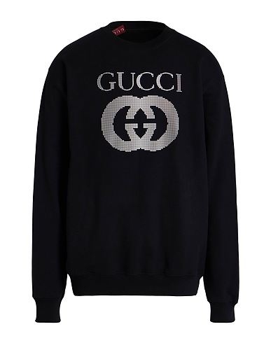 GUCCI スウェット ブラック コットン 100%