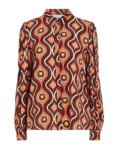 SILVIAN HEACH Patterned shirts & blouses Chocolate brown 100% Viscose