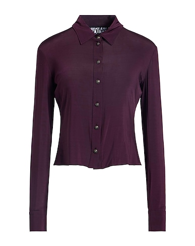 VERSACE JEANS COUTURE Chemises et chemisiers de couleur unie 92% Viscose, 8% Élasthanne
