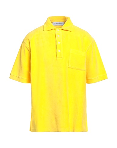 DEPARTMENT 5 Polo shirt Yellow 100% Cotton