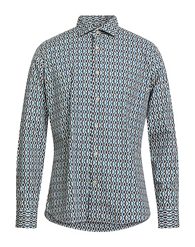 ALEA Patterned shirt Azure 100% Cotton