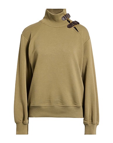 JIJIL Sweatshirt Military green 88% Cotton, 12% Polyester