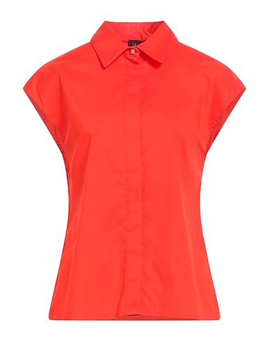 LIU •JO Solid colour shirts & blouses Tomato red 79% Cotton, 18% Polyamide, 3% Elastane