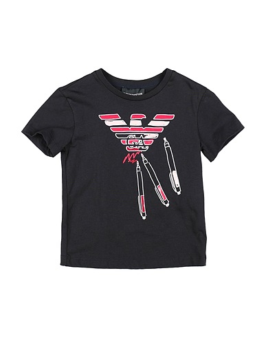 EMPORIO ARMANI T-shirt Nero 100% Cotone