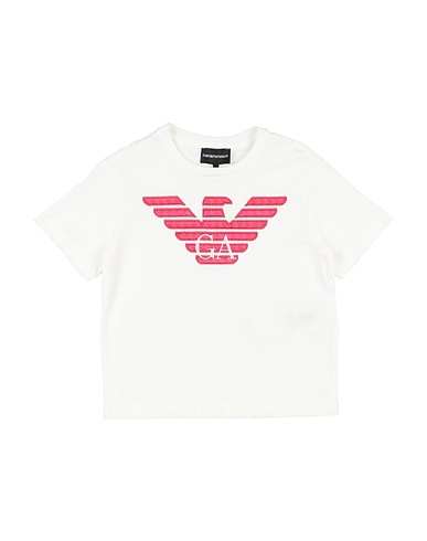 EMPORIO ARMANI T-shirt Bianco 100% Cotone, Poliestere