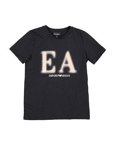 EMPORIO ARMANI T-shirt Navy blue 100% Organic cotton