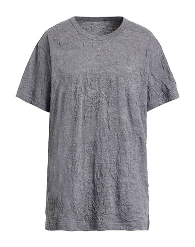 YOHJI YAMAMOTO T-shirt Grey 50% Polyester, 50% Cotton