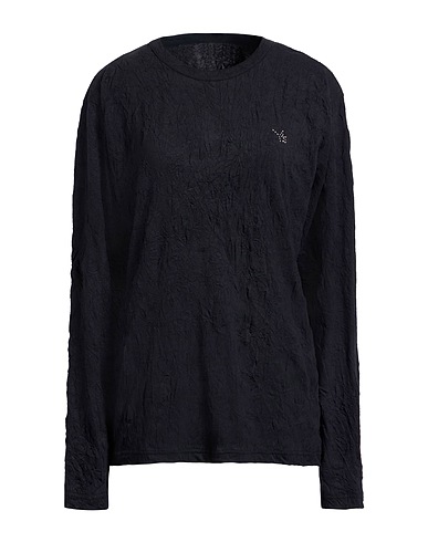 YOHJI YAMAMOTO T-shirt Black 50% Polyester, 50% Cotton