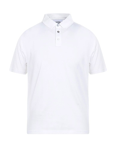 ALPHA STUDIO Polo shirt White 100% Cotton