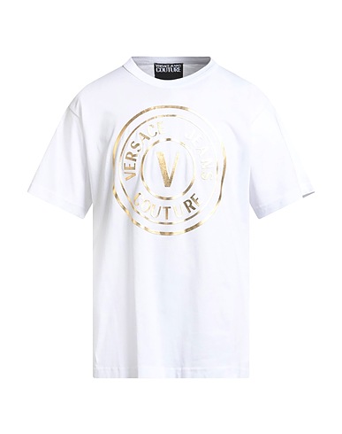 VERSACE JEANS COUTURE Футболка Белый 100% Хлопок