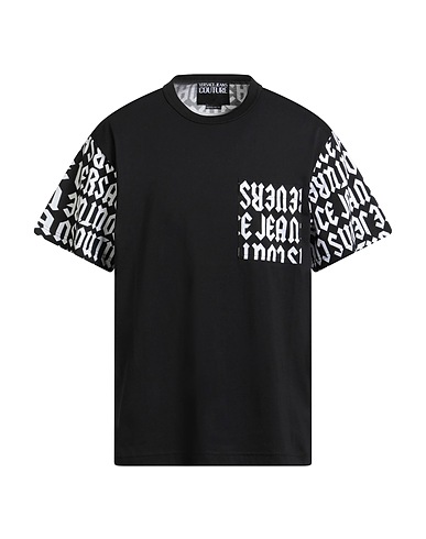 VERSACE JEANS COUTURE T-shirt Black 100% Cotton