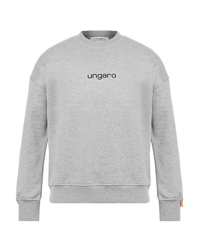 UNGARO Sweatshirt Light grey 100% Cotton