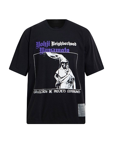 YOHJI YAMAMOTO POUR HOMME T-shirt X NEIGHBORHOOD Black 100% Cotton