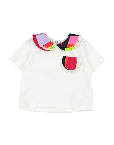PUCCI T-shirt White Cotton, Viscose