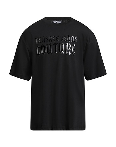 VERSACE JEANS COUTURE T-shirt Black 100% Cotton