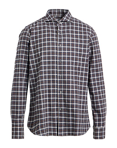 ALEA Καρό πουκάμισο Μπλε 100% Βαμβάκι