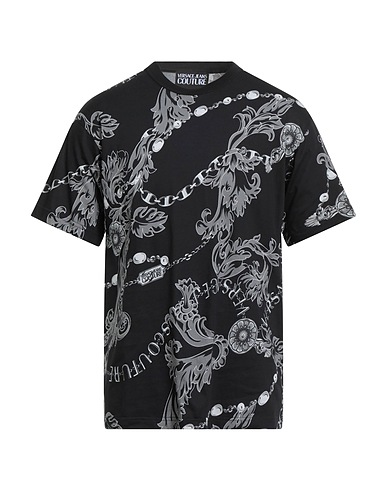 VERSACE JEANS COUTURE T-shirt Grey 100% Cotton