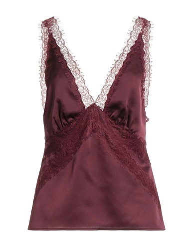 MARCIANO by GUESS Top Burgundy 59% Recycled polyester, 41% Polyester