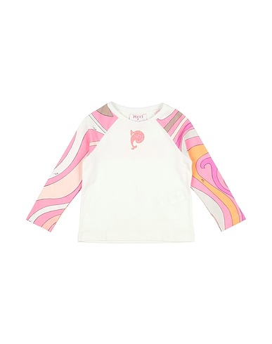 PUCCI T-shirt White 100% Cotton, Elastane