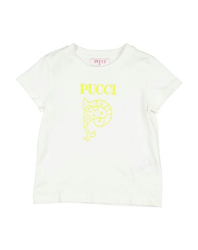 PUCCI T-Shirt Weiß 100% Baumwolle