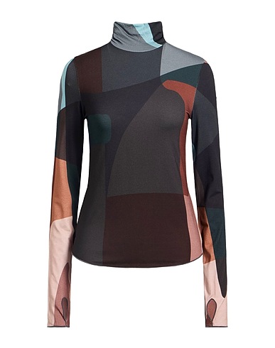 MAJESTIC FILATURES T-shirt Black 94% Viscose, 6% Elastane