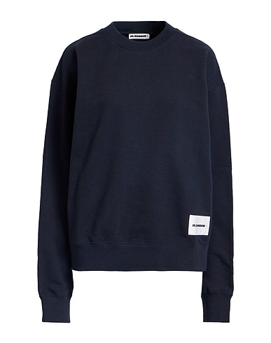 JIL SANDER+ Φούτερ Ναυτικό μπλε 100% Βαμβάκι